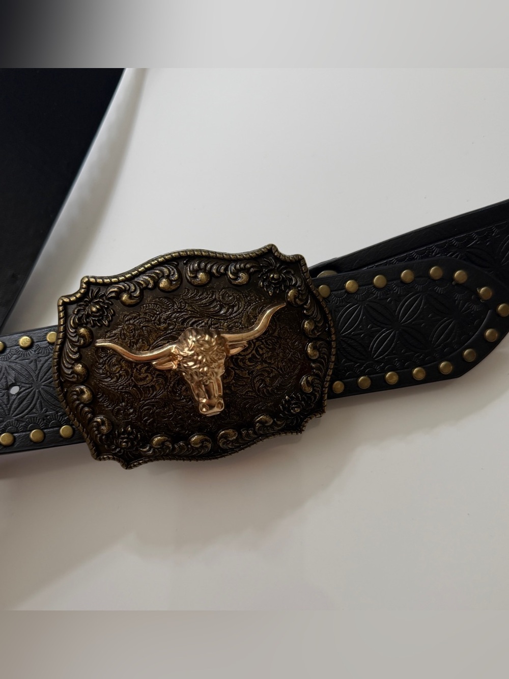 Western-Cowboy-Belts for Men/Women - Black